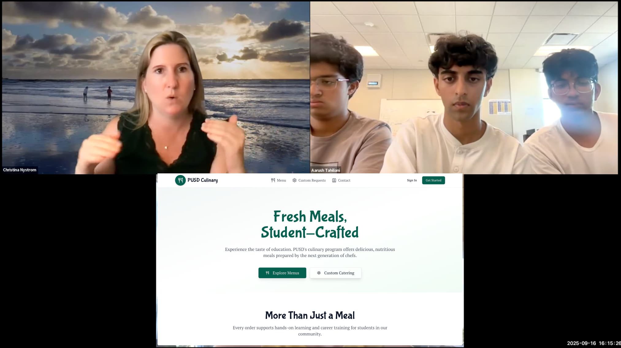 Pleasanton Unified School District Culinary Department